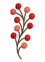 pretty mistletoe icon vector