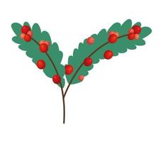 nice mistletoe icon vector