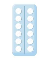 pretty pill tablet vector