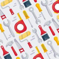 construction tools poster vector