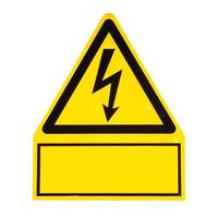 Danger of death Electric shock photo