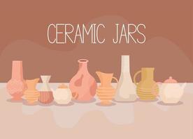 Pottery Jars Illustration