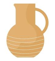 pottery bowl illustration vector