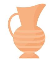 pretty pottery jar vector