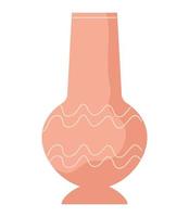 pretty pottery urn vector