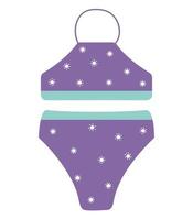 purple lady underwear vector