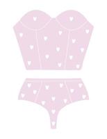pink woman underwear