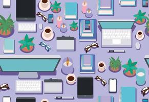 work space seamless vector