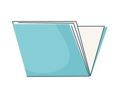 light blue book vector