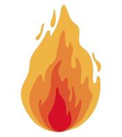 nice flame design vector