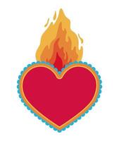 beautiful heart icon vector