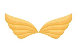 nice gold wings vector