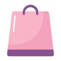 bolsa de compras rosa vector