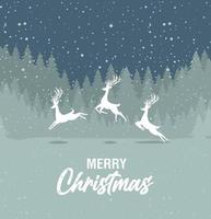 merry christmas illustration vector