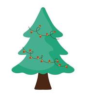 christmas tree design vector