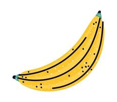 bonito diseño de banana vector