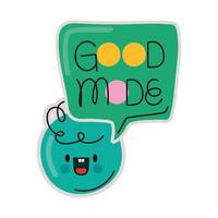 good mode badge vector