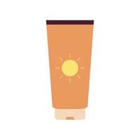 sunscreen on a white background vector