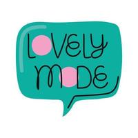 lovely mode design vector