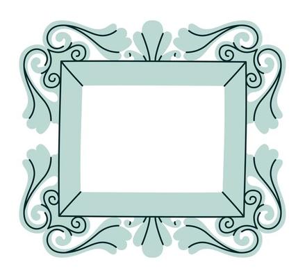 pretty silver frame