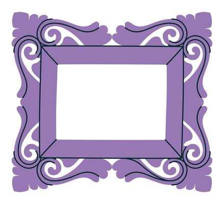 pretty purple frame