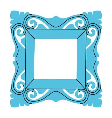 sky blue frame