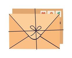 two envelopes design vector