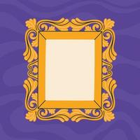 nice yellow frame vector