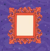 nice red frame vector