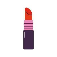 red lipstick on a white background vector