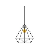 chandelier on a white background vector