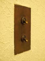 Vintage light switch photo