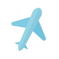 aeroplane with a blue color vector