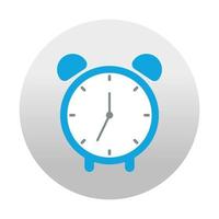 clock app inside a bubble vector