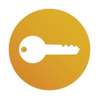 password app inside a bubble with one key vector