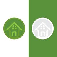 green home  vector template