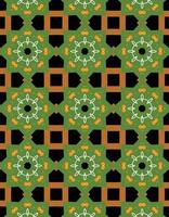 Christmas Pattern with Geometric Motifs vector