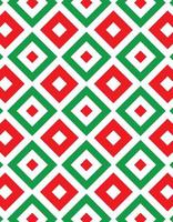 Christmas Pattern with Geometric Motifs vector