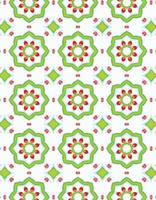 Christmas Pattern with Geometric Motifs vector