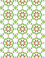 Christmas Pattern with Geometric Motifs vector