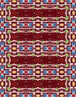 Christmas Pattern with Geometric Motifs vector