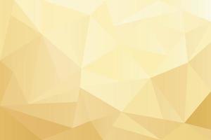 Abstract yellow and gold geometric background with lighting. vector