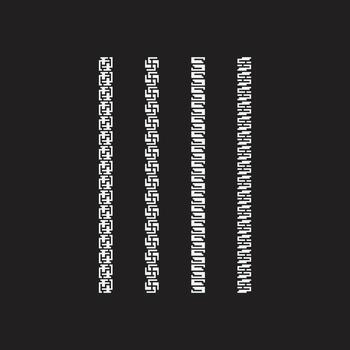 elementos de marco geométrico vector