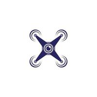 Drone camera vector illustration