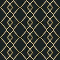 Vector Illustration Of Some Rectangle Abstract Pattern, Gold and Black