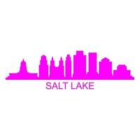 Skyline salt lake vector