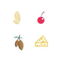 Cakes and Bakery icon logo design food vector bread vector, and symbol and icon food