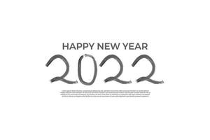 2022 Happy New Year logo text design. 2022 number design template. Collection of 2021 happy new year symbols. Vector illustration