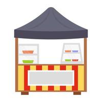 Food Stall Concepts vector