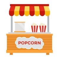 Popcorn Stall Concepts vector